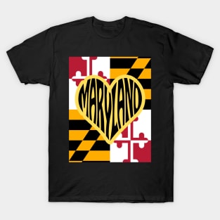 MARYLAND LOVE DESIGN T-Shirt